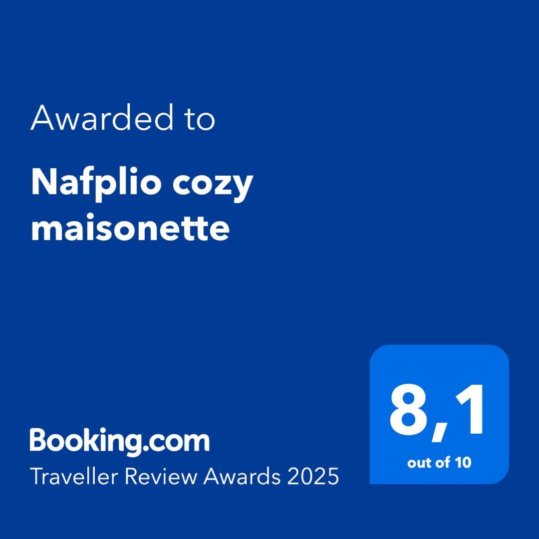 Nafplio Cozy Maisonette Eksteriør billede